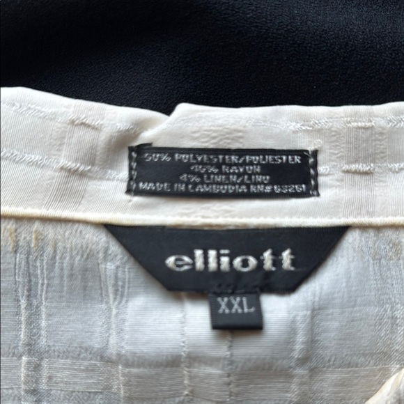 John Elliott Cream Casual Button Down Shirt - Picture 2 of 4
